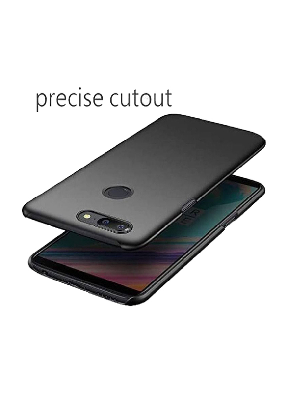 OnePlus 5T Ultra-Thin Silicone Mobile Phone Case Cover, Black