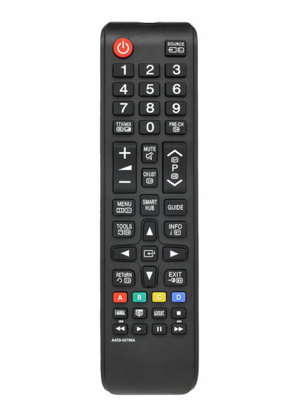 Replacement Wireless Universal TV Remote Control For Samsung HD LED Smart TV, Black