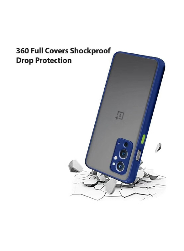 OnePlus 9RT Protective Matte Mobile Phone Case Cover, Blue