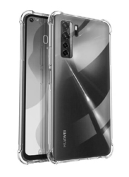 Huawei Nova 7 5G Reinforced Corners TPU Shock-Absorption Flexible Mobile Phone Case Cover, Clear