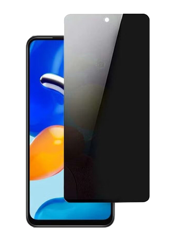 Xiaomi Redmi Note 11 9H Hardness Anti-Scratch Bubble Free Privacy Screen Protector, Transparent