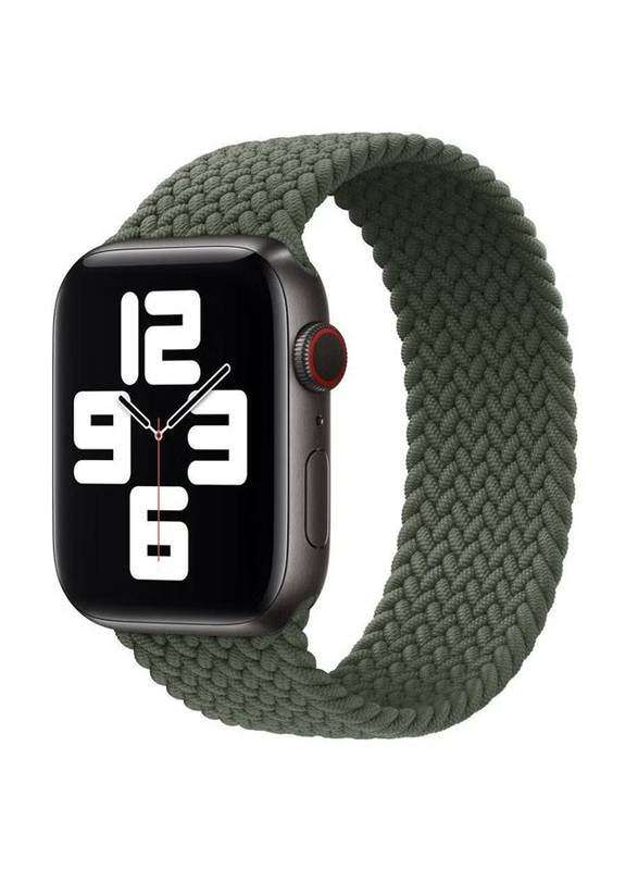 Replacement Solo Loop Band Strap for Apple Watch 44/42/45mm, Green