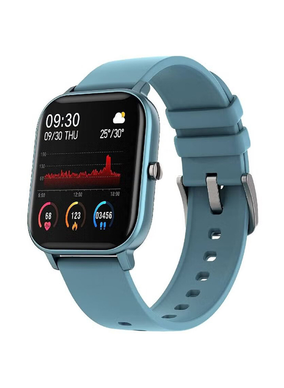 20mm Full Touch Smartwatch with Heart Rate, Fitness and Sports Tracking, Blue