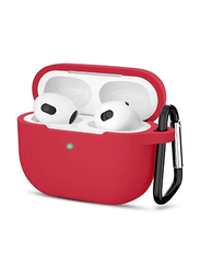 Apple AirPods 3 (3rd Generation) Silicone Protective Case Cover, Red