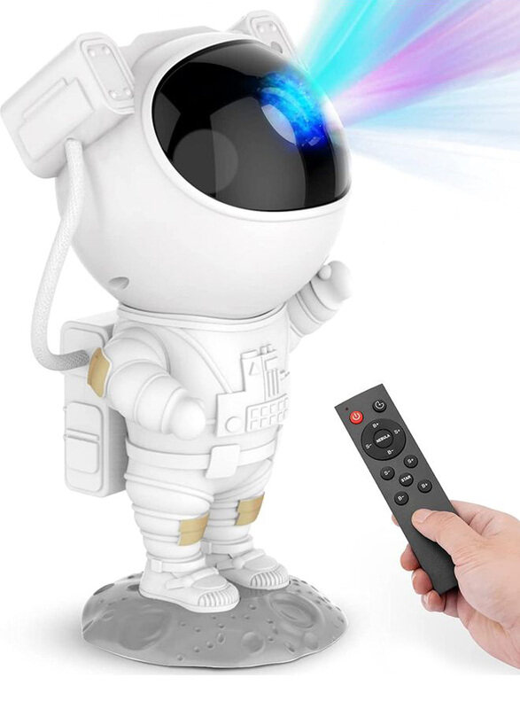 

Arabest Kids Astronaut Star Galaxy Projector Light with Timer and Remote Control, White