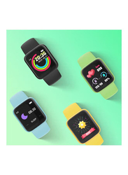 Y68 1.44 Inch Intelligent Watches Heart Rate Monitoring Waterproof Smartwatch, Black