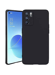 Oppo Reno 6 5G Protective Ultra Slim Flexible Soft Back Mobile Phone Case Cover, Black