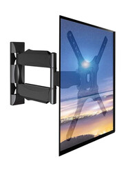 North Bayou TV Wall Mount for 32 to 55-inch TVs, Black