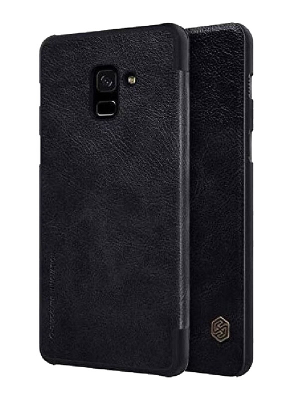 

Nillkin Samsung Galaxy A8 Qin Series Leather Mobile Phone Case Cover, Black