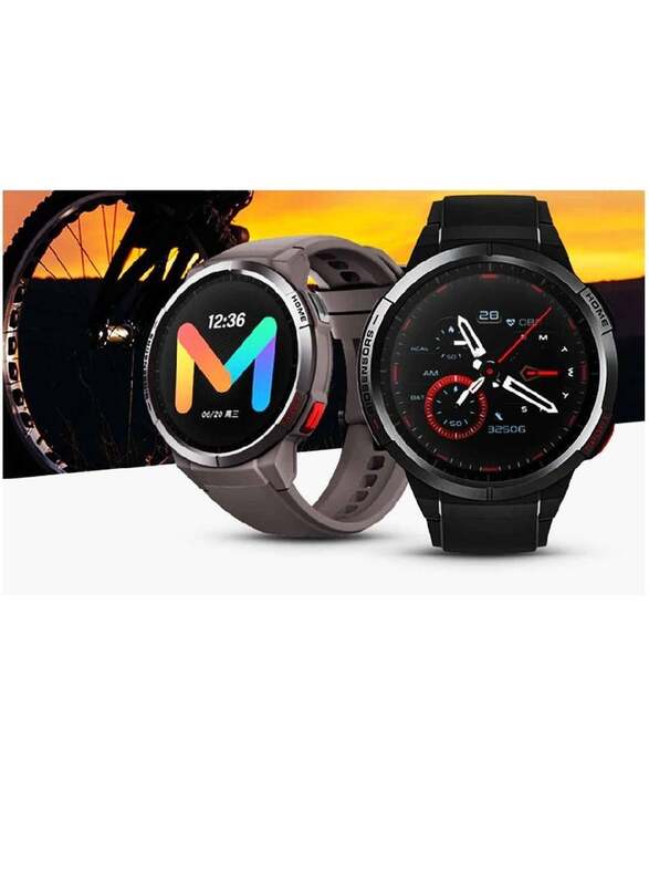 Mibro GS 1.43'' Amoled HD Display Sports Smartwatch, GPS, 24-Day Ultra-long Battery Life, 70 Sports Modes, Black