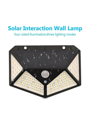 XiuWoo YX-100 New Arrival Solar Interaction Wall Lamp 100 Led, 2 Pieces, Black