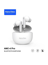 Haino Teko Germany ANC-4 Pro Wireless Bluetooth In-Ear Earphone, White