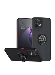 Oppo Reno 8 Matte Silicone Mobile Phone Back Case Cover, Black