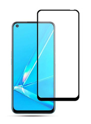 Oppo A92 Full Glue Edge-To-Edge Tempered Glass Screen Protector, Clear