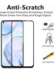2-Piece Xiaomi Redmi K40 Pro Tempered Glass Screen Protector, Black/Clear
