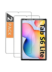 Samsung Galaxy Tab S6 Lite 2020 10.4 Inch SM-P610/P615 Anti-Scratch Tempered Glass, 2 Pieces, Clear
