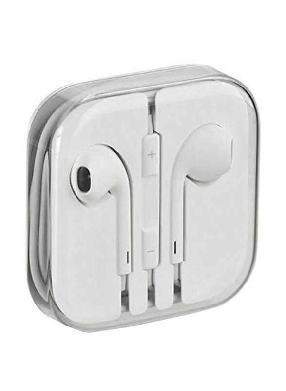 

Generic Wired In-Ear Earphone with Mic Compatible with iPhone 6/6 Plus, White