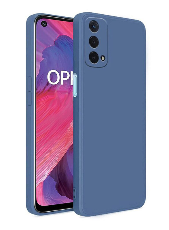 

Olliwon Oppo A93 5G Protective Anti-Scratch Soft Silicone Mobile Phone Case Cover, Blue