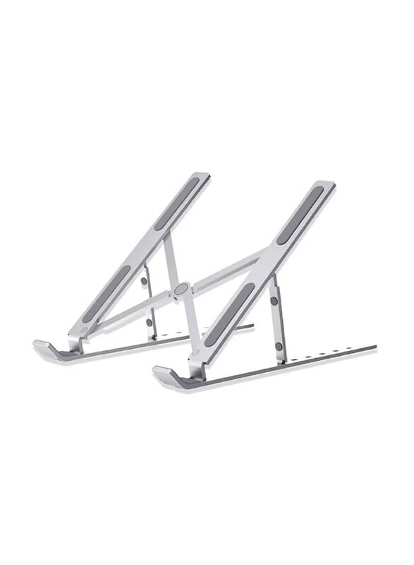 

Universal Adjustable Aluminum Laptop Stand, Silver