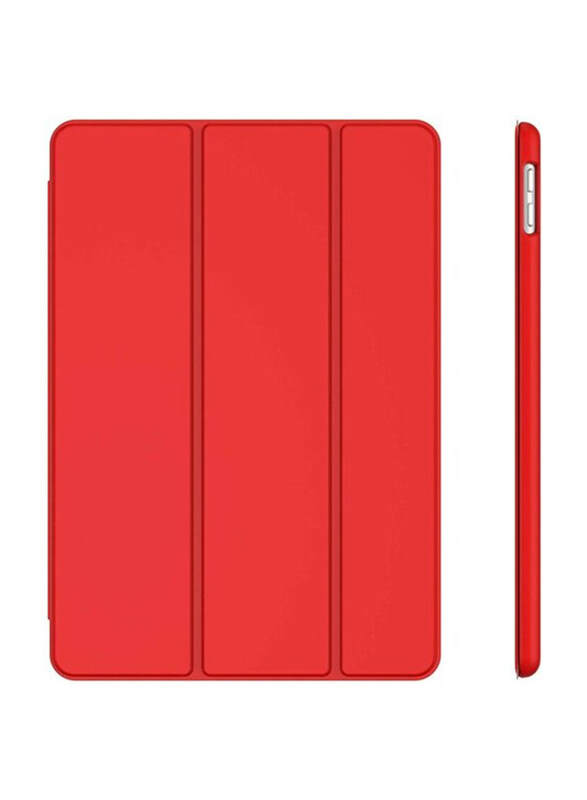 

Generic Apple iPad 9.7-inch 5th/6th Generation 2018/2017/iPad Air 2/Air Slim Stand Protective Smart Tablet Flip Case Cover, Red