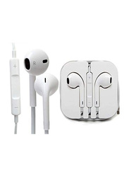 ICS Wired In-Ear Earphones for Apple iPhone, White