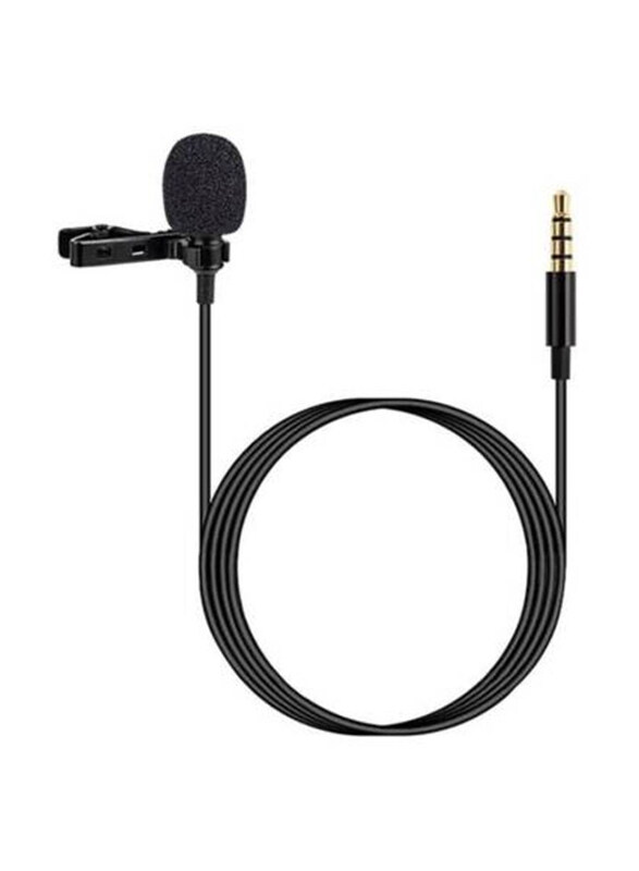 

Candc 3.5mm Professional Lavalier Microphone, Black