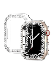 Diamond Apple Watch Cover Guard Shockproof Frame for Apple Watch 44mm, Clear