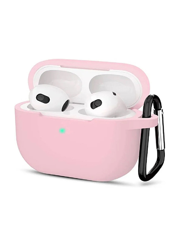 Apple AirPods 3 Silicone Protective Cover Case, Pink