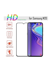 Samsung Galaxy M20 Full Glue 9H Tempered Glass Screen Protector, Clear