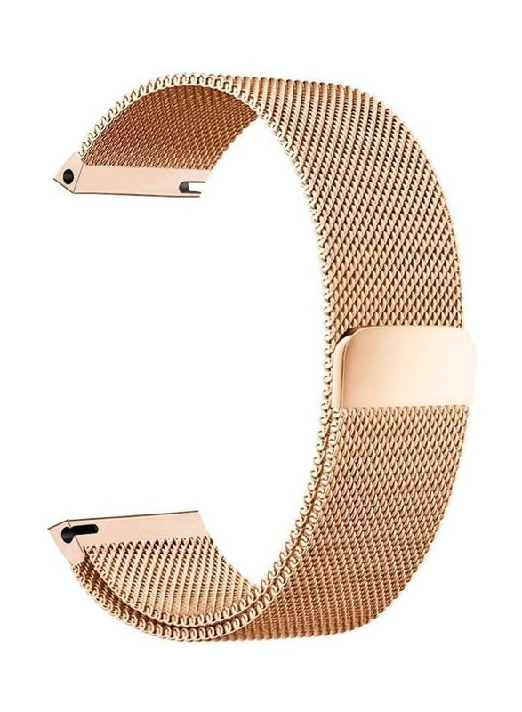 Replacement Mesh Loop Band Strap for Huawei Gt 3 Watch 22mm, Gold