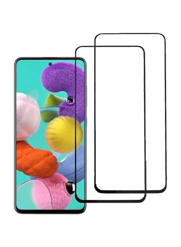 

Generic Samsung Galaxy A71 Tempered Glass Screen Protector, 2 Pieces, Clear
