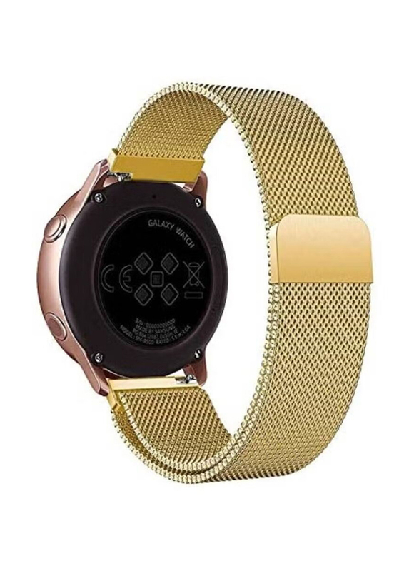 Replacement Mesh Loop Strap Band for Huawei GT 3 22mm, Gold