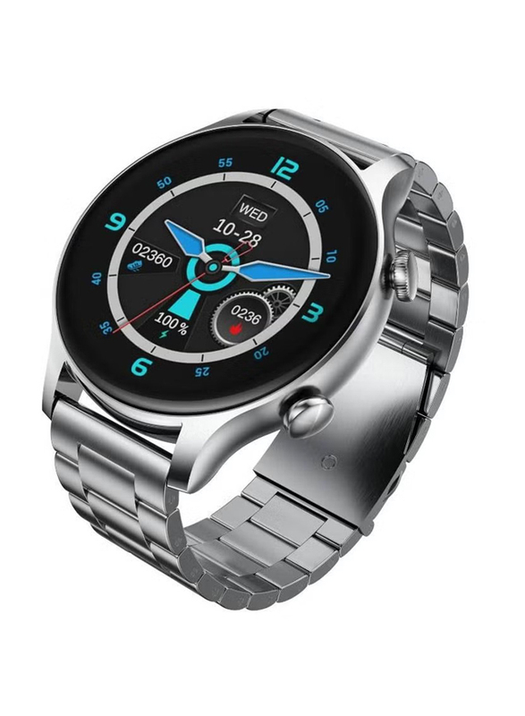 G-Tab GT6 Deluxe Bluetooth Smart Watch Smart Calling Notification Alert, Silver