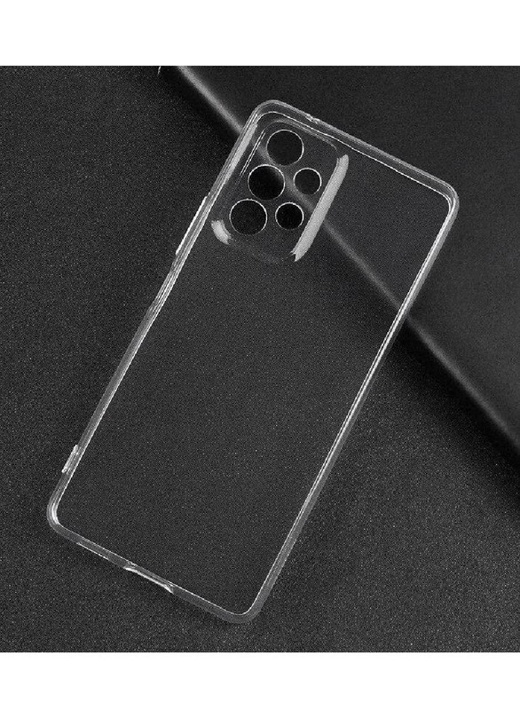 Samsung Galaxy A33 5G Silicone Clear With Camera Protection TPU Mobile Phone Back Case Cover, Transparent