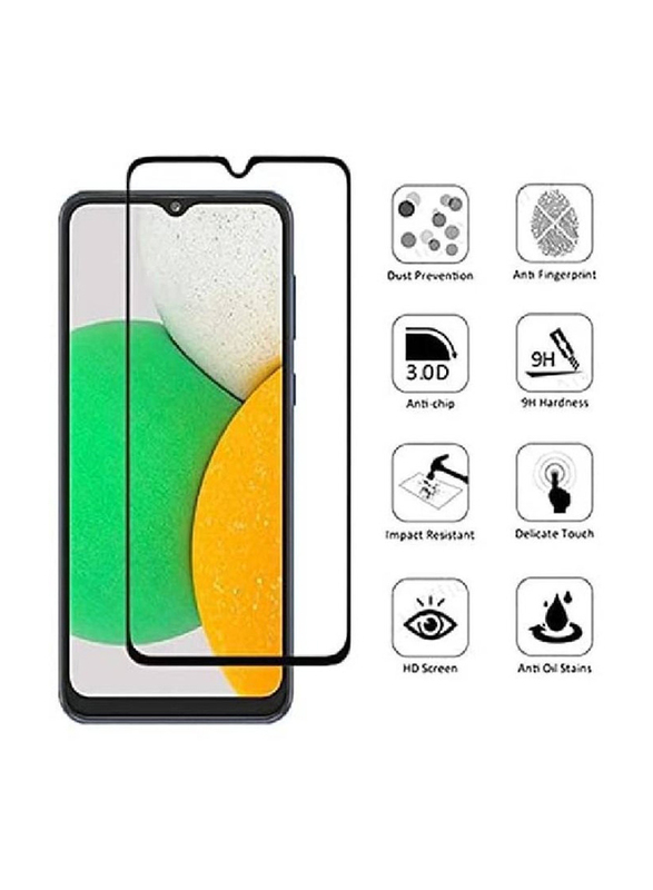 Samsung Galaxy M02s Hardness Full Coverage Tempered Glass Mobile Phone Screen Protector, Clear