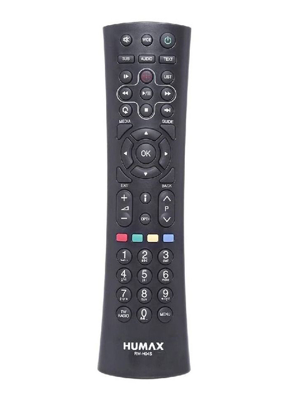 Remote Control for Humax Receivers H04S, Black