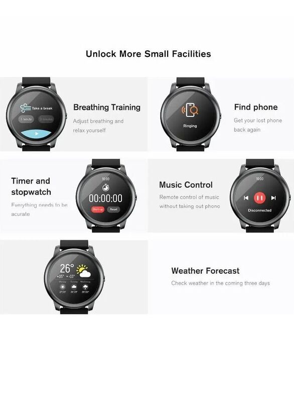 LS05 HD Screen Heart Rate Monitor 12 Sport Models IP68 Waterproof Bluetooth Calling Smartwatch Black