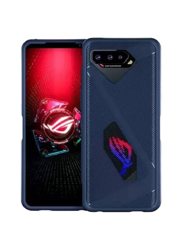 

Generic Asus ROG Phone 5 Ultra Slim Flexible and Lightweight Shockproof Bumper Mobile Phone Case Cover, Blue