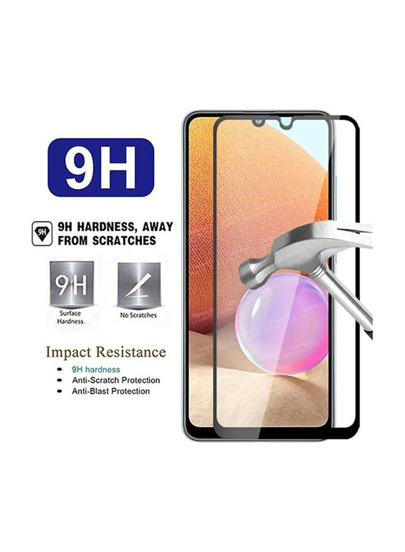 Samsung Galaxy A32 4g Full Coverage Tempered Glass Screen Protector, Clear