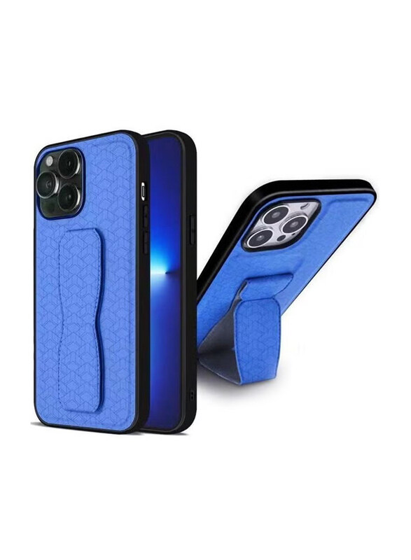 

Generic Apple iPhone 12 Pro Max Series New Design High Quality Magnetic Grip Mobile Phone Back Case Cover, Blue