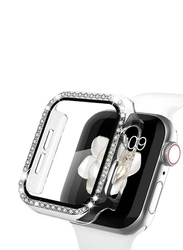 Diamond Watch Cover Guard Shockproof Frame for Apple Watch 41mm, Clear