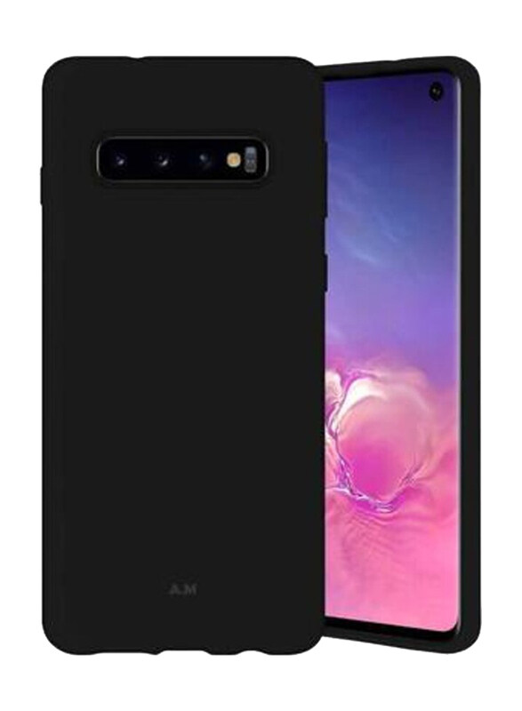 

Generic Samsung Galaxy S10 Plus Silicone Mobile Phone Case Cover, Black