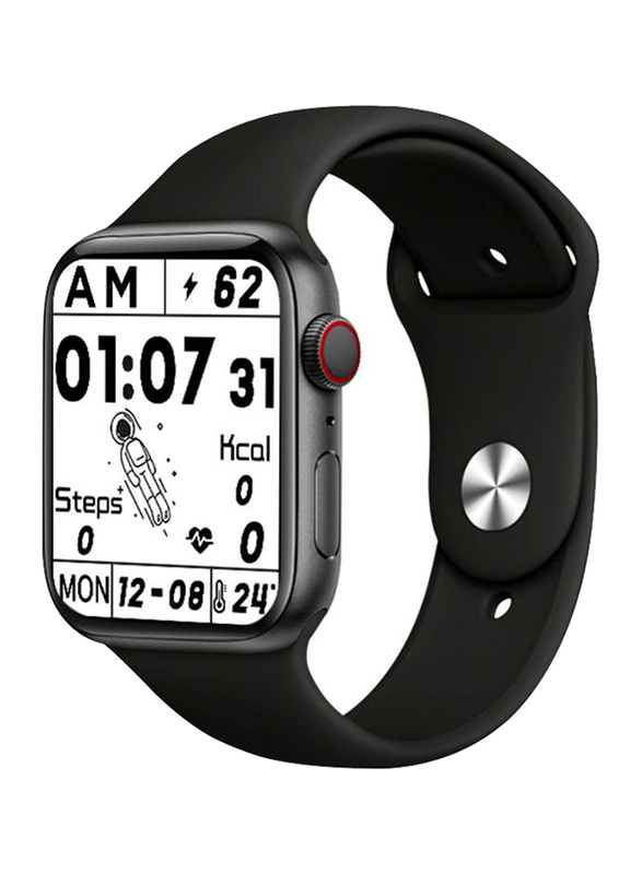 HW22 Pro 1.75-Inch Waterproof Fitness Tracker Smartwatch, Black