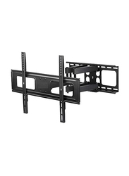 Full Motion Articulating Dual Arm TV Wall Mount for 36 to 70-inch TVS, Black