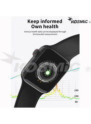 KOSMiC Smart Watch With Bluetooth Calling And Custom Wallpaper, Rose Gold