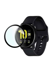 5D Screen Protector for Samsung Watch Active 2 44mm, Clear/Black