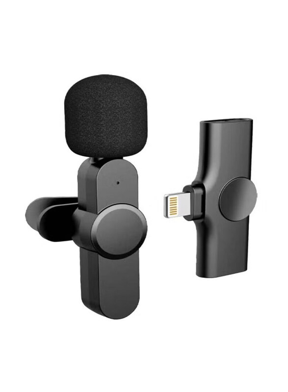 

Generic Mini Wireless Lapel Clip Microphone, Black
