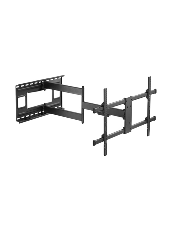 Skill Tech Extra Long Single Arm Full-motion TV Wall Mount Fits for 43-80 Inch TVs, SH-1015P, Black