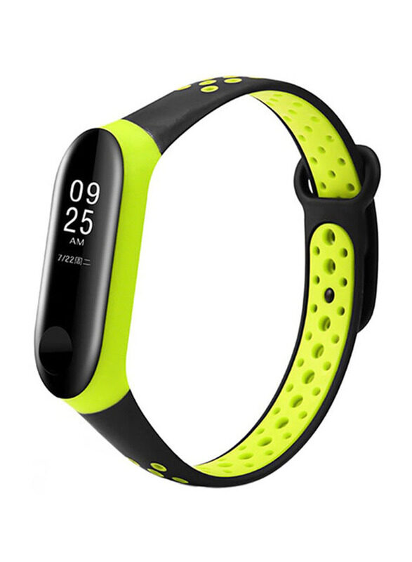 

Generic Replacement Sport Strap for Xiaomi Mi Band 3, Black/Green