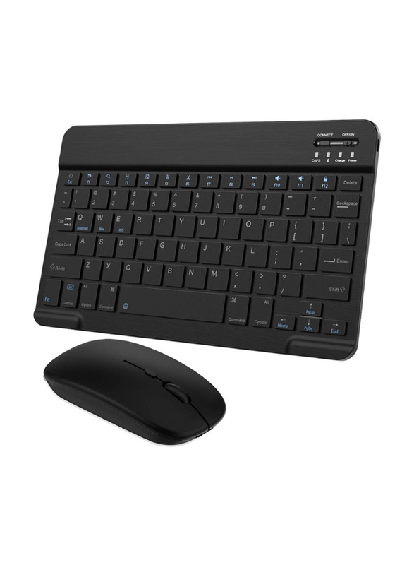 Gennext The Wireless English Keyboard and Mouse, Black